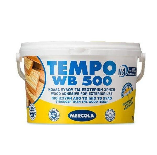 Ξυλόκολλα Λευκή WB 500 Mercola 5lt