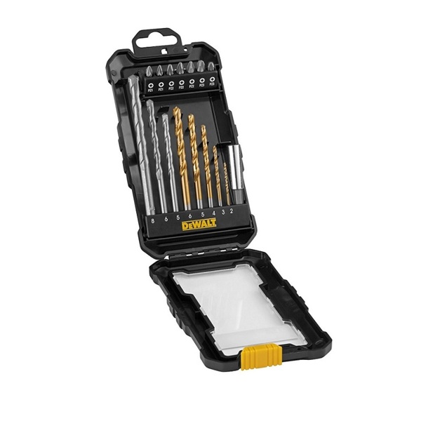 ΣΕΤ 16 Τρυπάνια Τιτανίου με Κυλινδρικό Στέλεχος για Δομικά Υλικά και Μέταλλο DeWalt DT71567-QZ